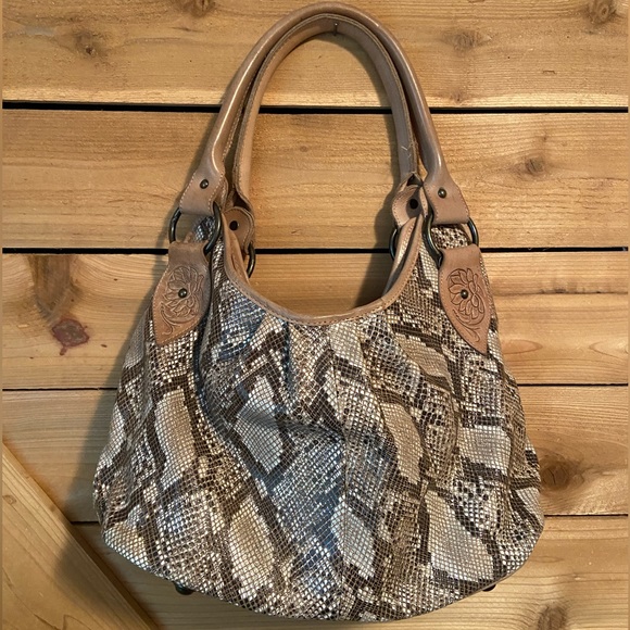 STS Ranchwear Tan and Cream Hobo Bag - Picture 4 of 16